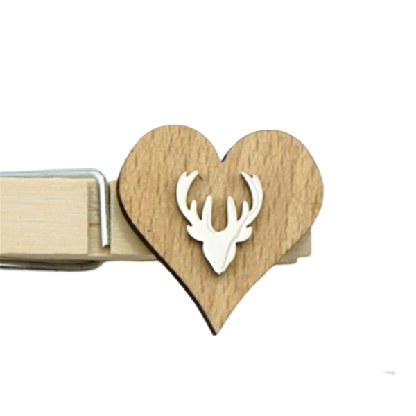 glupperl-holz-waescheklammer-laser-gravur-silber-hirsch-natur-oktoberfest